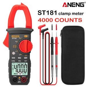 ANENG ST181 (ST33) Pince de mesure numérique DC/AC Current 4000 Counts Multimètre Ampèremètre Voltage Tester Car Amp Hz Capacitance NCV Ohm Test
