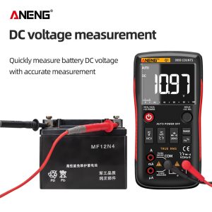 Alternative view of ANENG Q1 Multimètre numérique 9999 Analog Tester True RMS Professional Multimètre DIY Transistor Capacitor NCV Testers Lcr Meter
