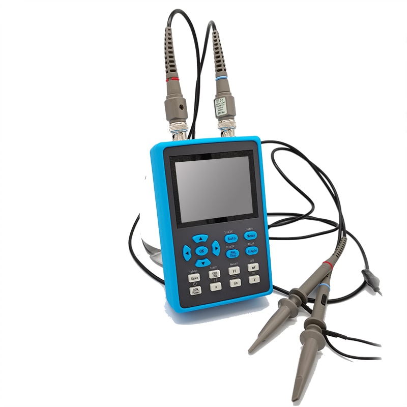 Oscilloscope numérique portatif DSO2512G, 2.8 pouces, bande passante de 120M, générateur de Signal à double canal XYmode