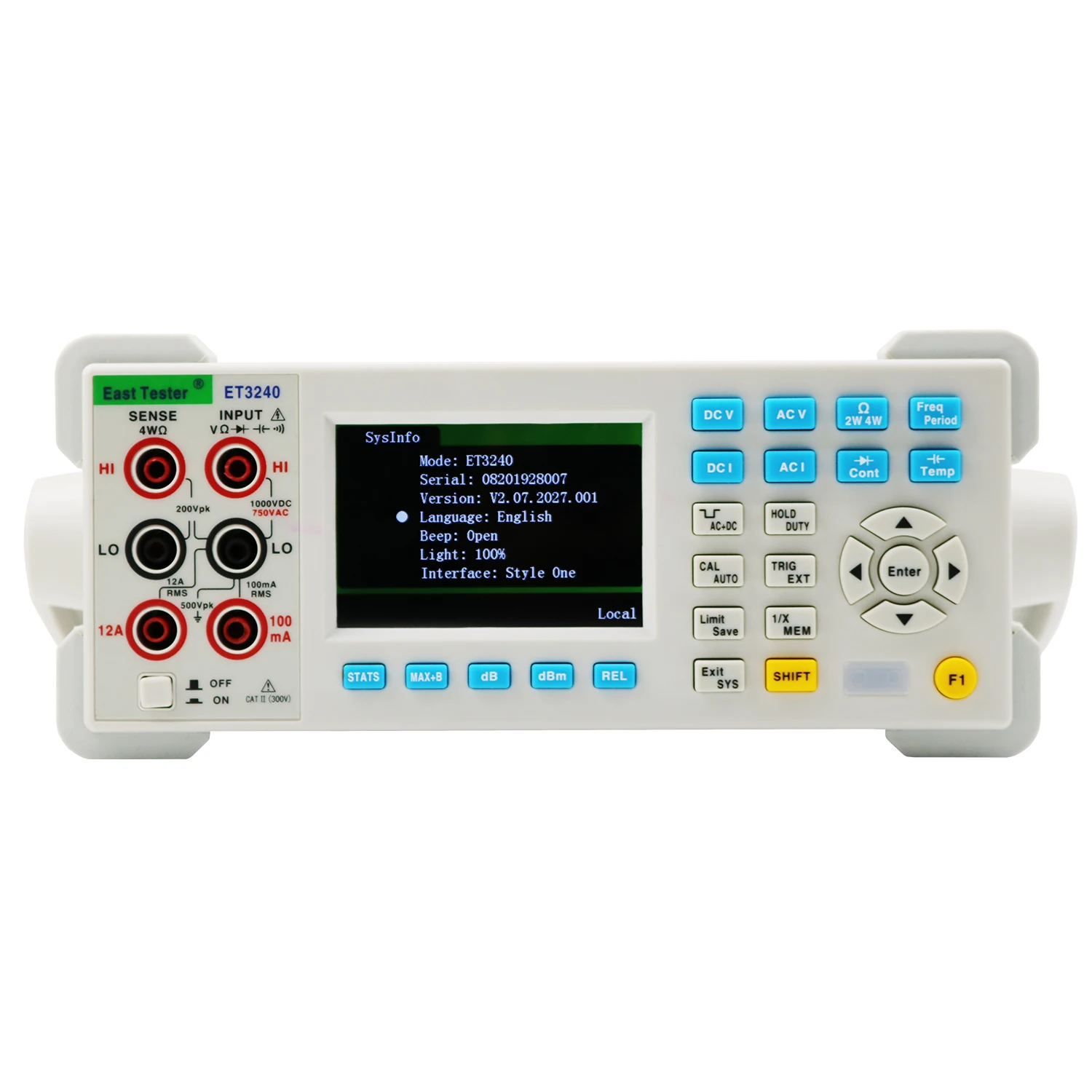 Multimètre de table ET3240 TFT 3.5, numérique automatique avec points, haute précision, testeur de bureau, prise UE – Image 5