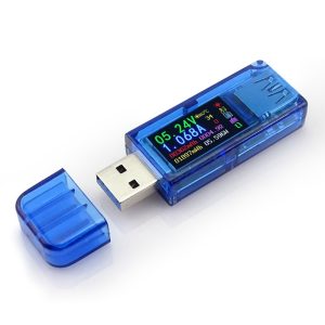 Testeur USB AT34 USB3.0 IPS HD, écran couleur, tension, courant, capacité, énergie, chaînes d'alimentation, impédance, température